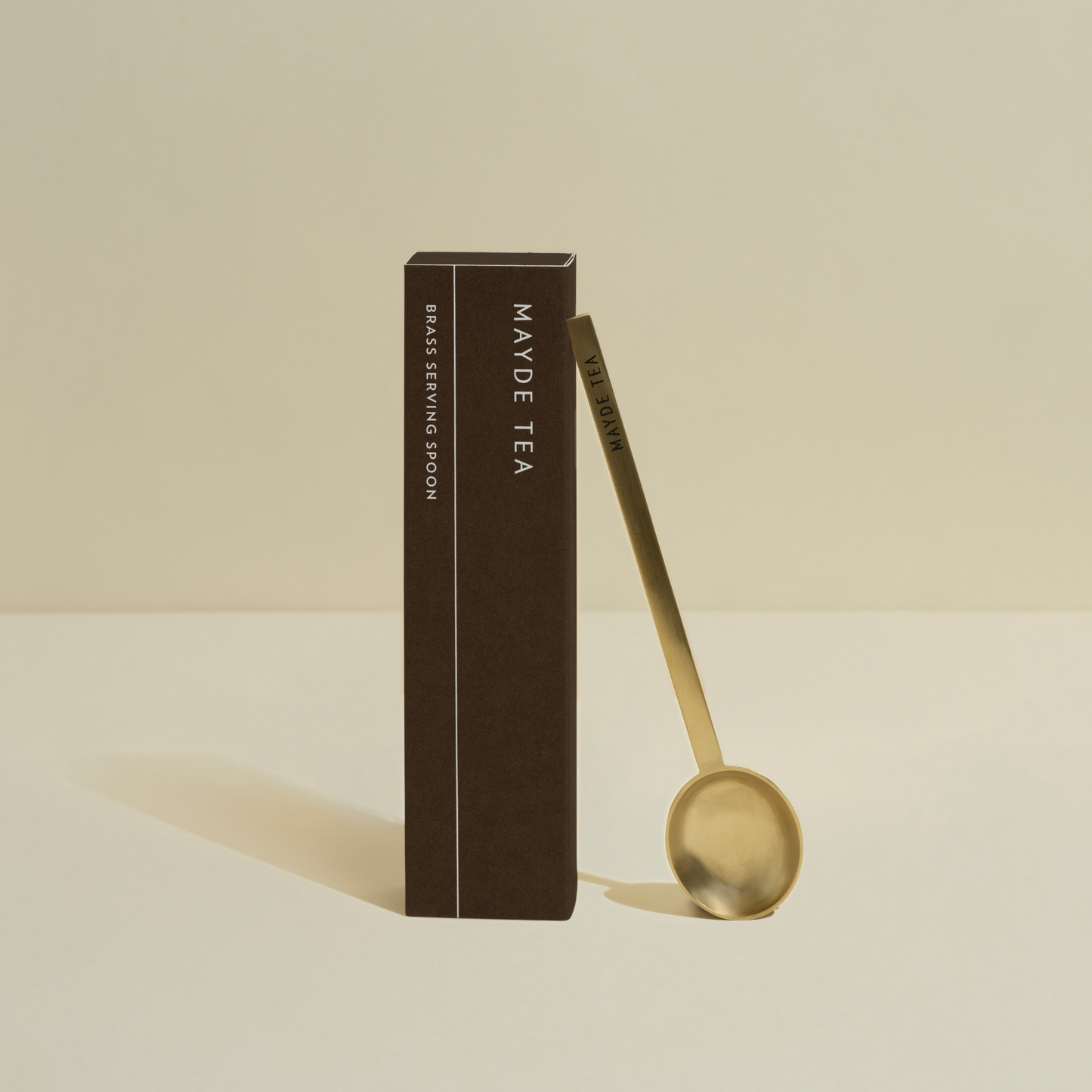 Tea Brass Serving Spoon