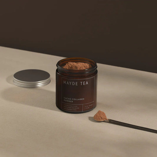 Mayde Tea Drinking Cacao made with organic raw cacao powder