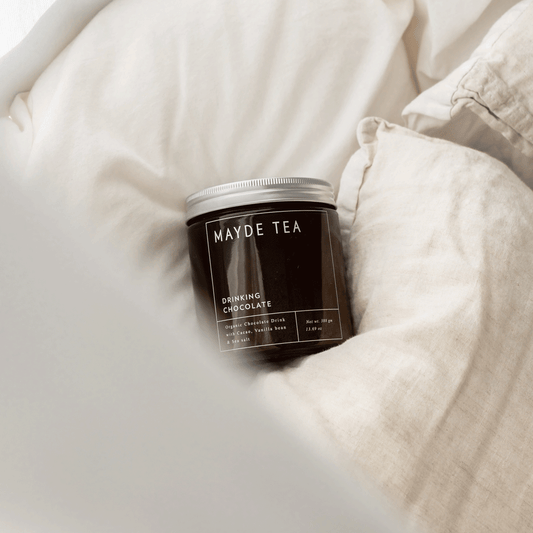 Mayde Tea Drinking Chocolate made with organic raw cacao powder