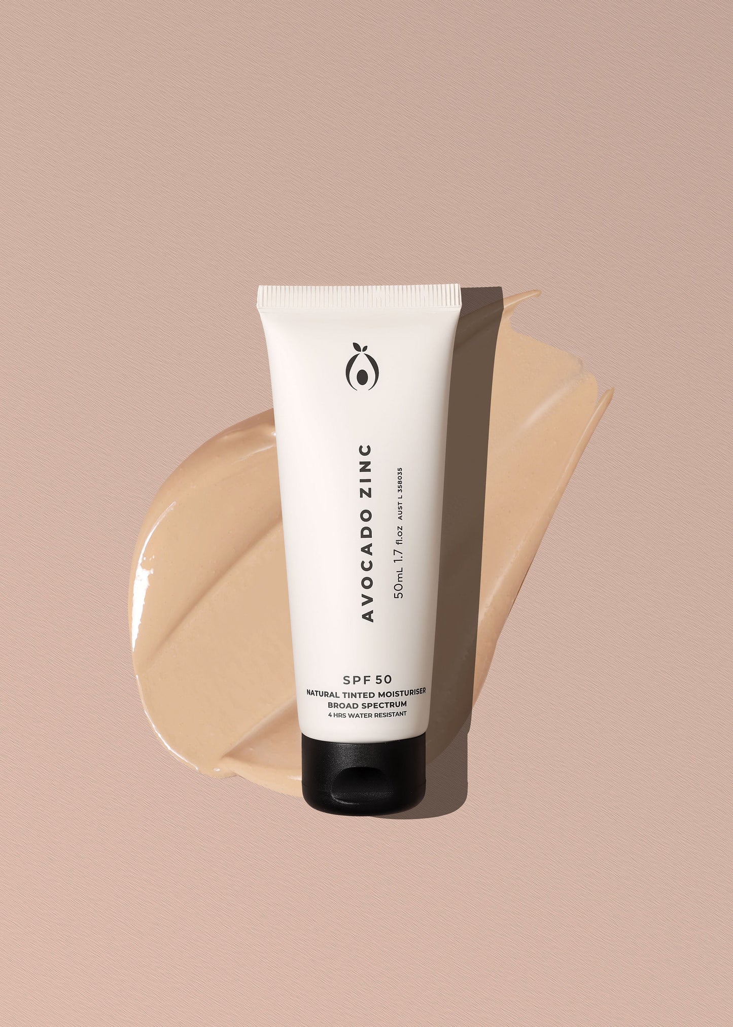 SPF50 Natural Tinted Moisturiser Light