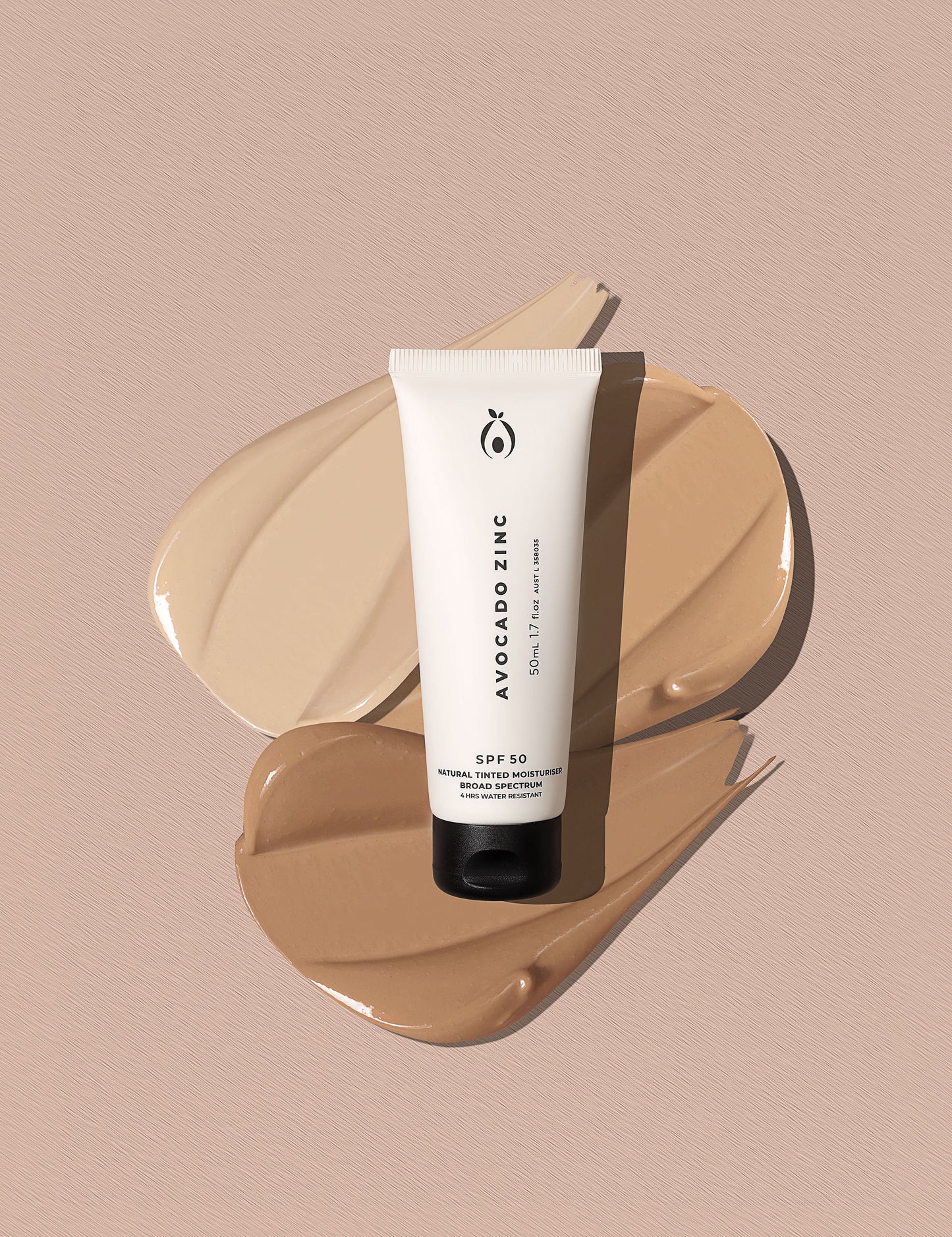 SPF50 Natural Tinted Moisturiser Light Medium