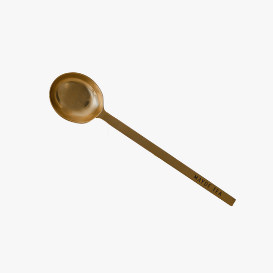 Tea Brass Serving Spoon
